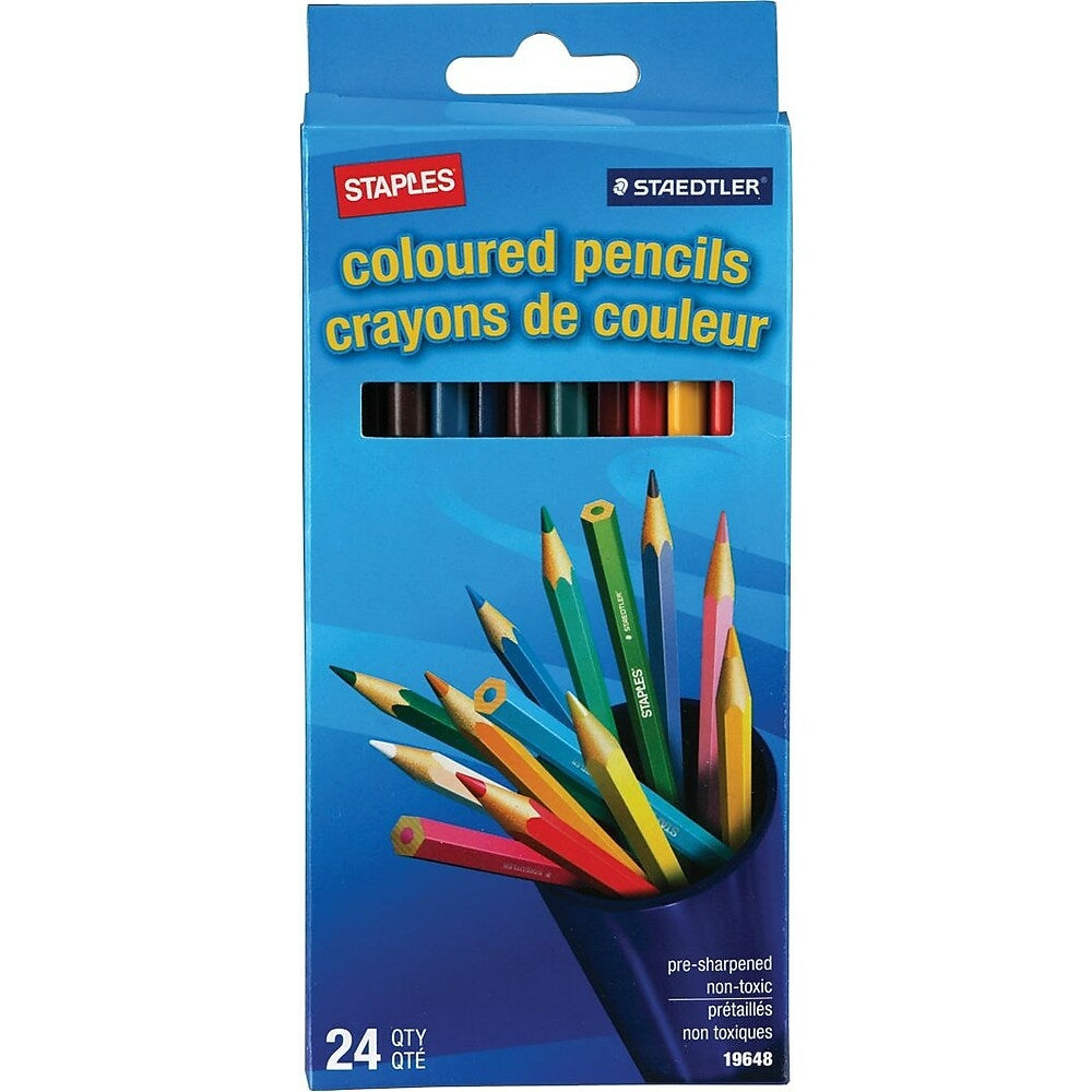 Staples/Staedtler Coloured Pencils - 24 Pack