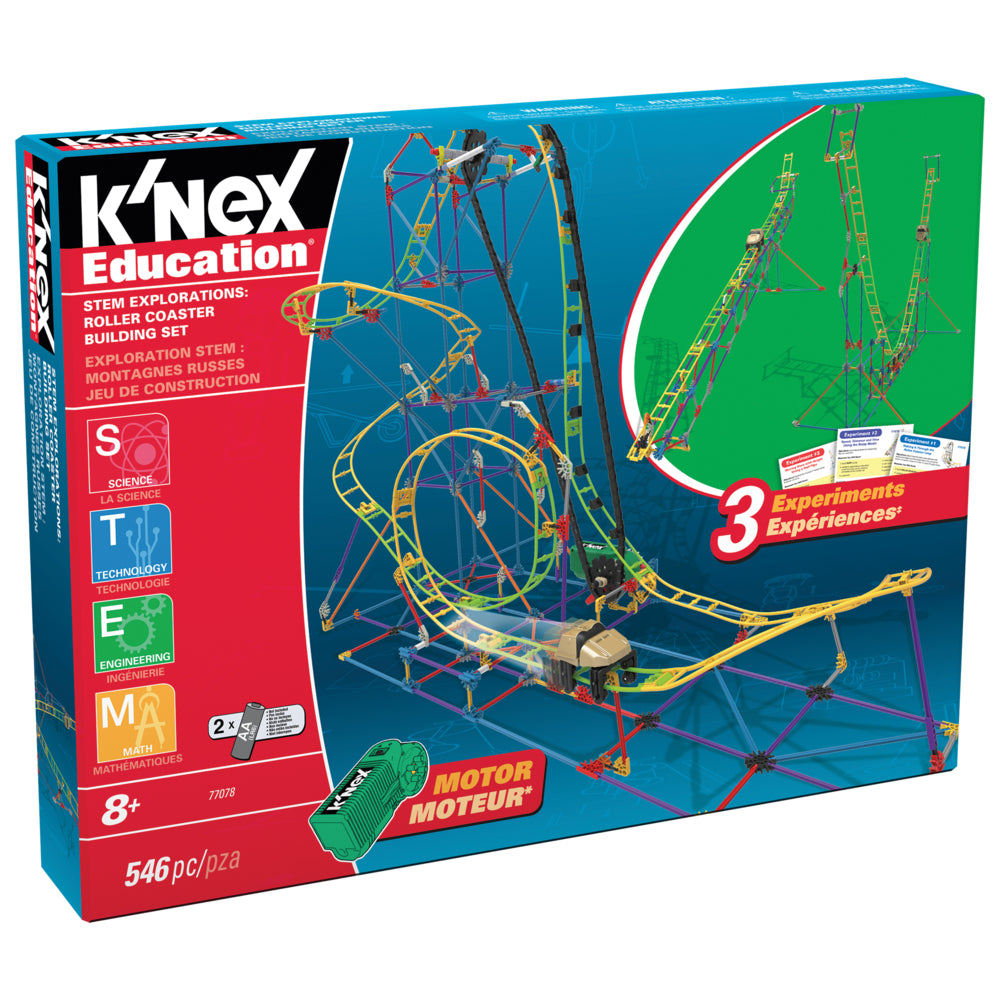 Ensemble de construction de montagnes russes K'NEX Education STEM Explorations