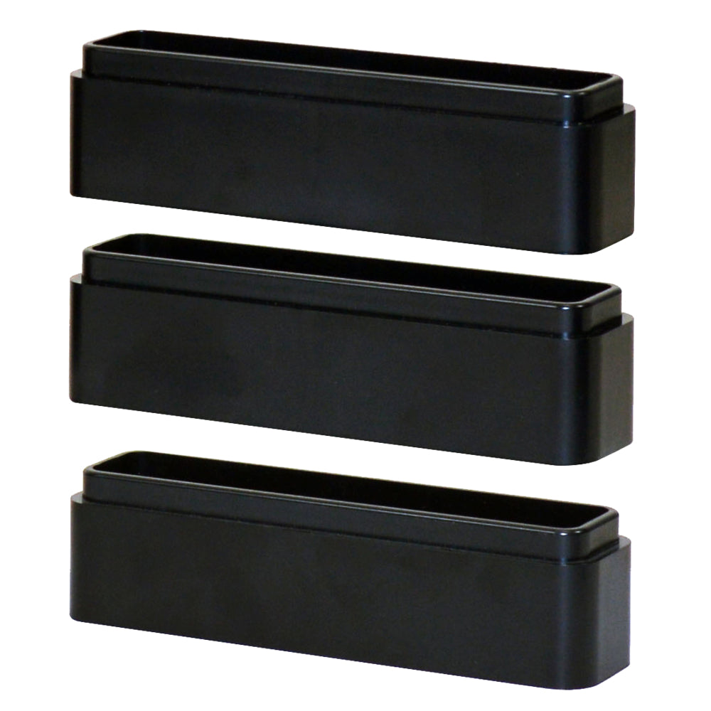 Kit de trois blocs de rehausseur de moniteur DAC Stax MP-216 - Noir - Lot de 3