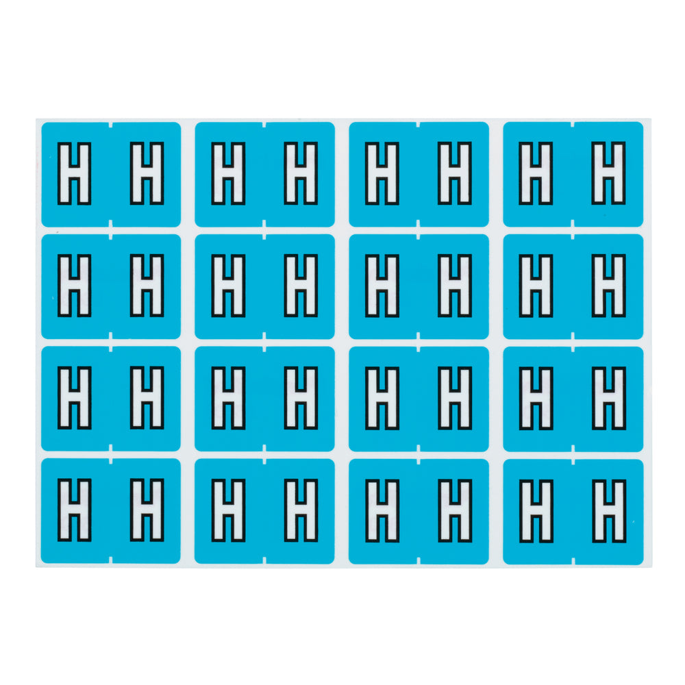 Pendaflex A-Z Light Blue End Tab Filing Labels - H - 240 Pack