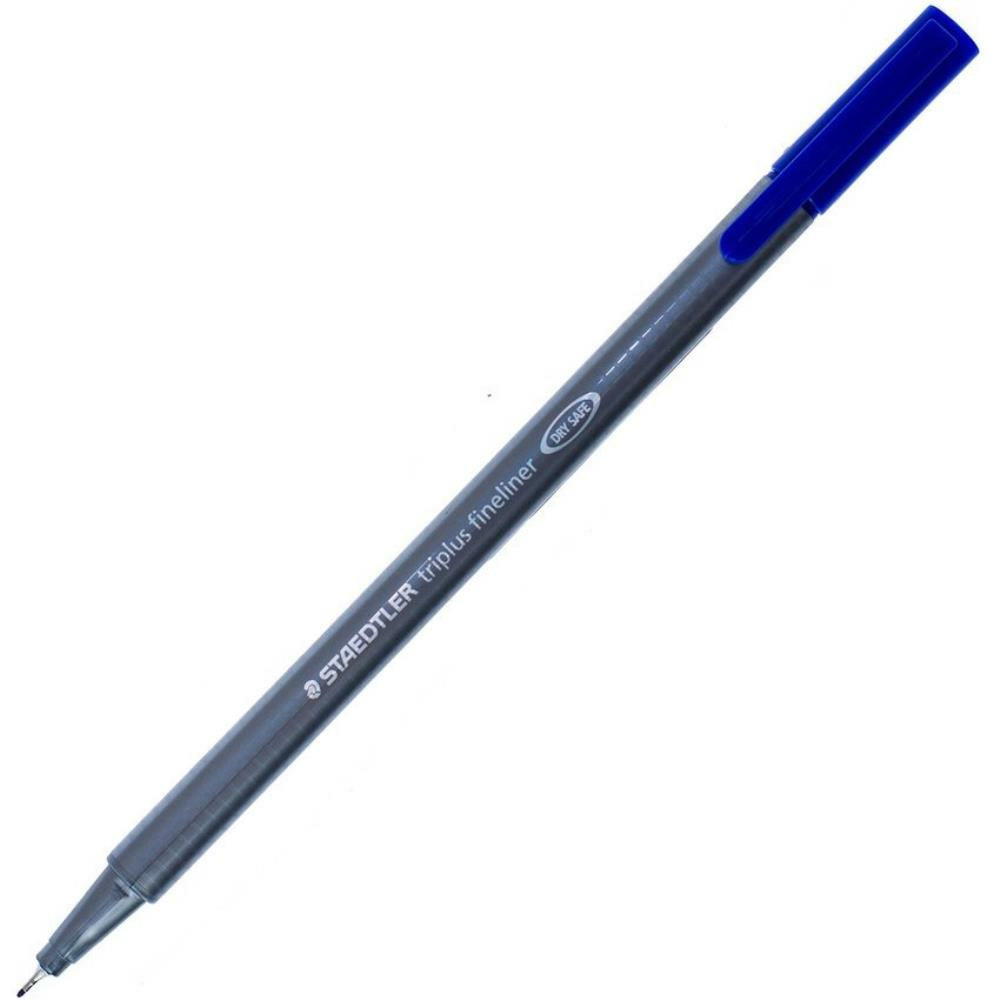 Staedtler Triplus Fineliner Blue. 5/pkg