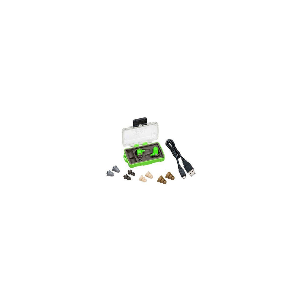 Bouchons d'oreilles électroniques 3M Peltor - Vert