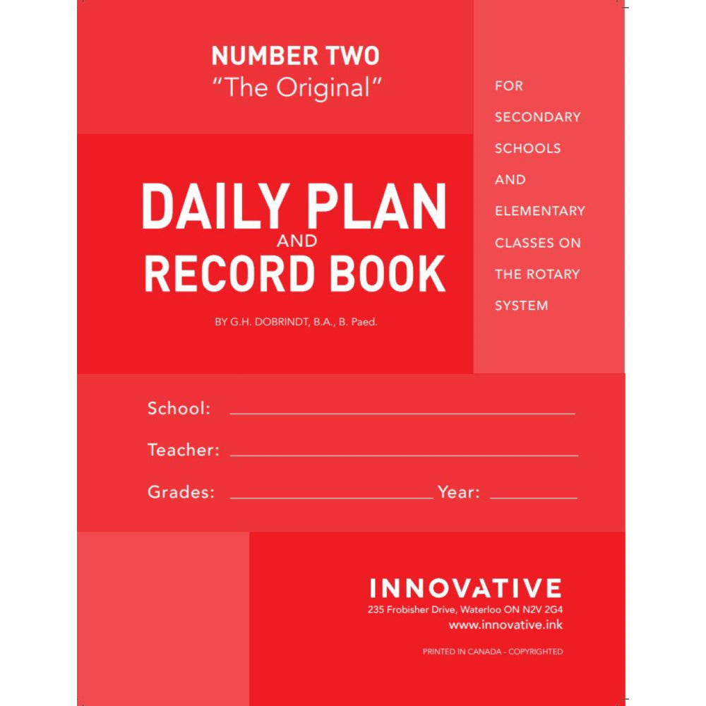 Agenda quotidien original et innovant pour enseignants n° 2 en anglais - Reliure spirale