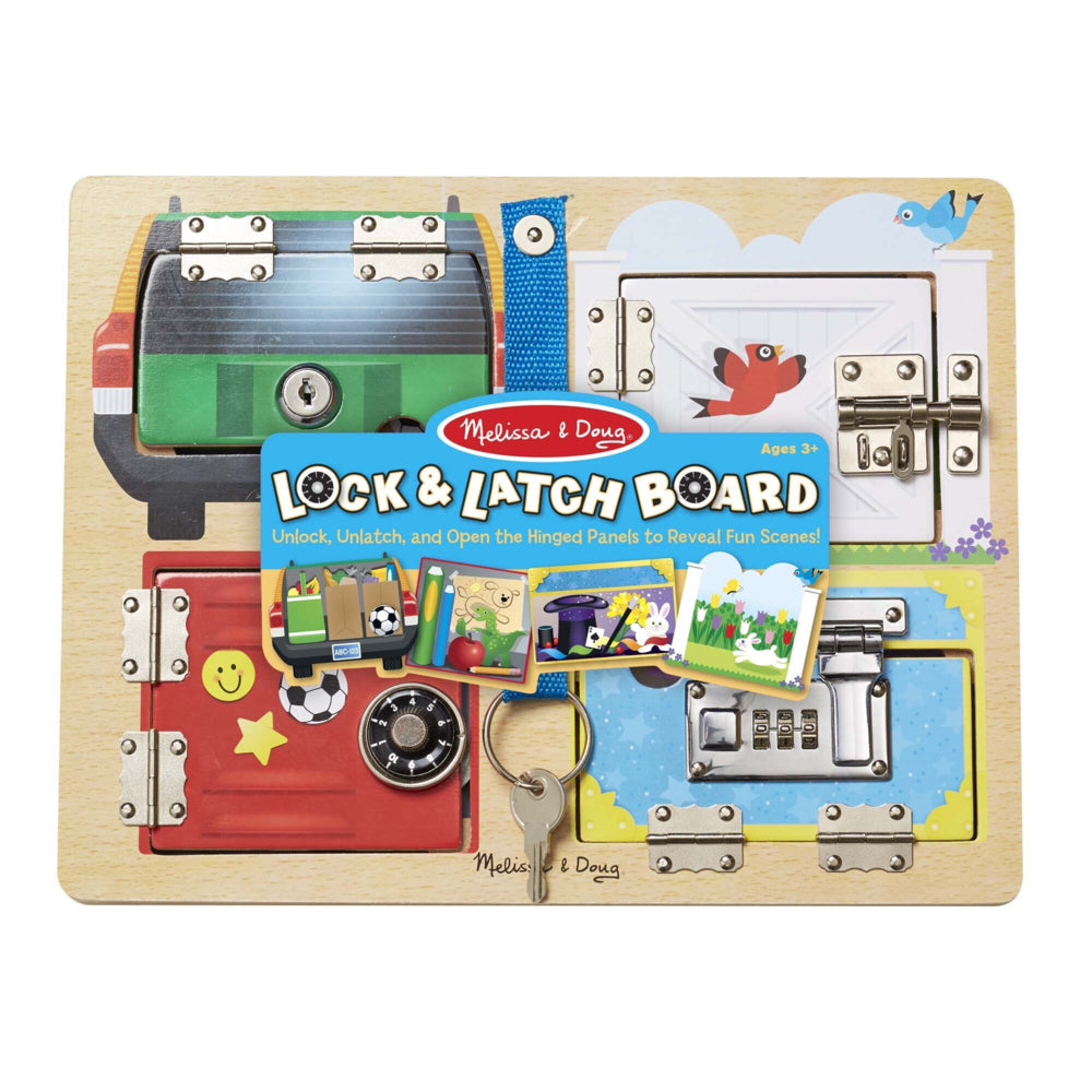 Melissa & Doug Lock & Latch Board
