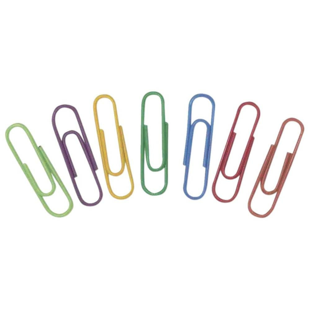 Westcott Vinyl Coated Paper Clips - 100 Pack