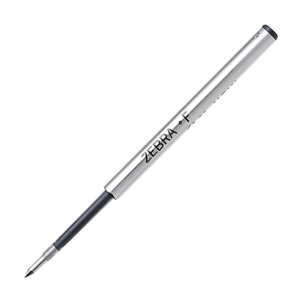 Recharges pour stylo à bille Zebra, pointe fine, bleu, lot de 2