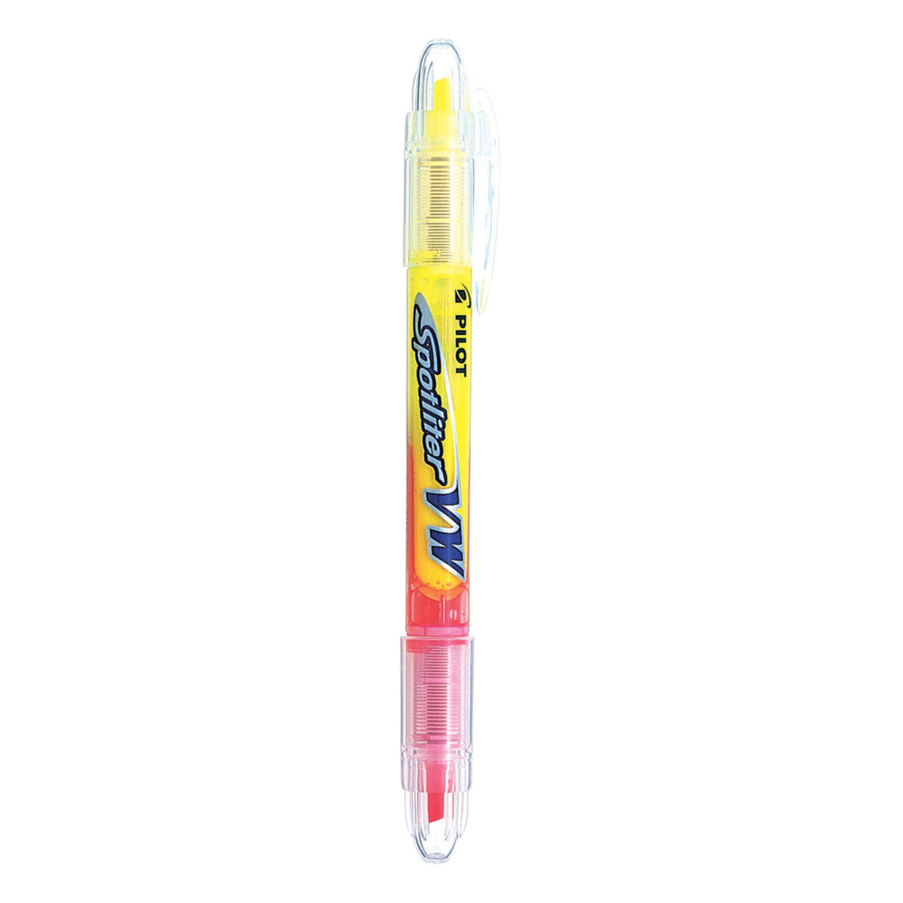 Pilot BeGreen Twin Spotliter VW Highlighter - Chisel Tip - Yellow & Pink - 10 Pack