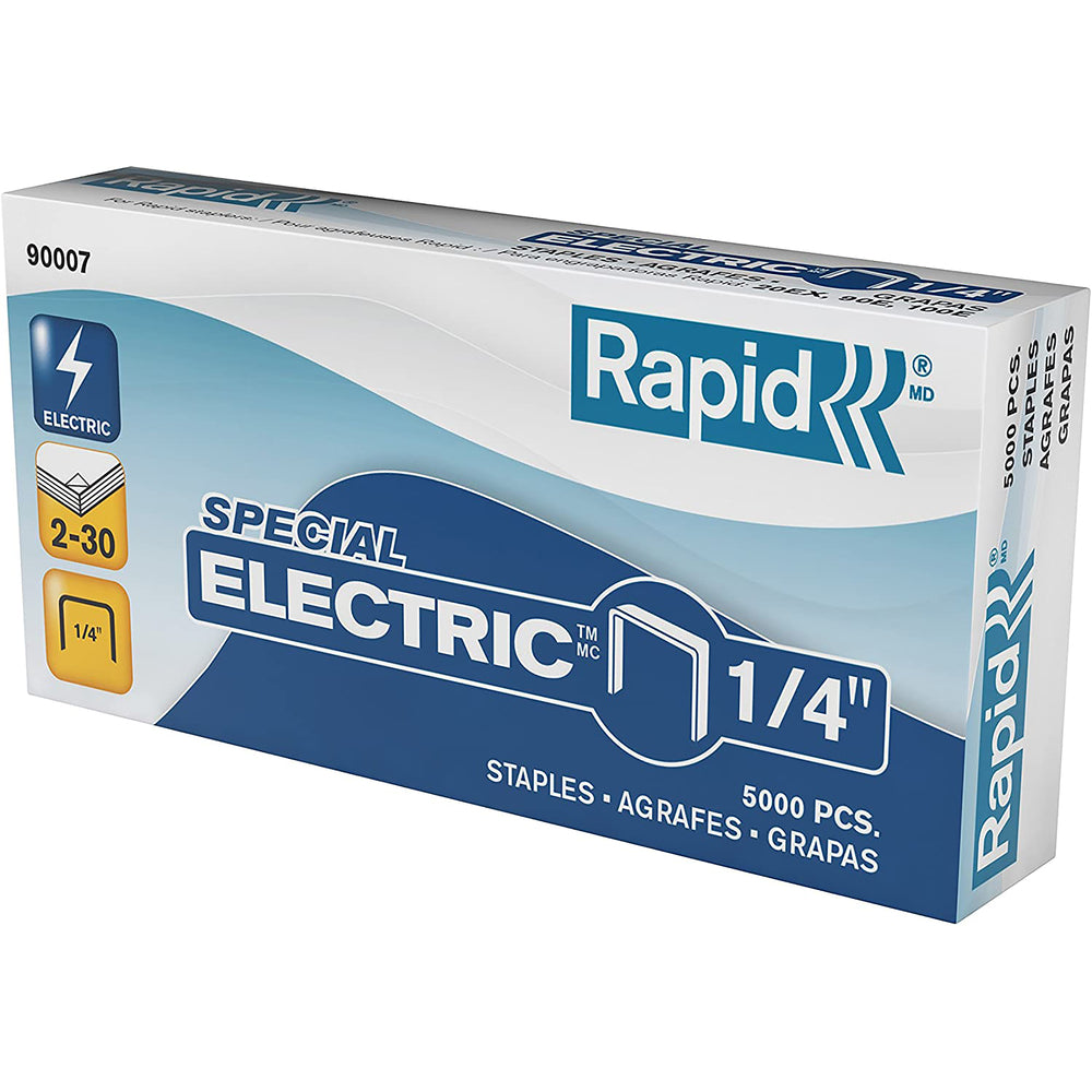 Agrafes électroniques rapides - 1/4" - Paquet de 5 000
