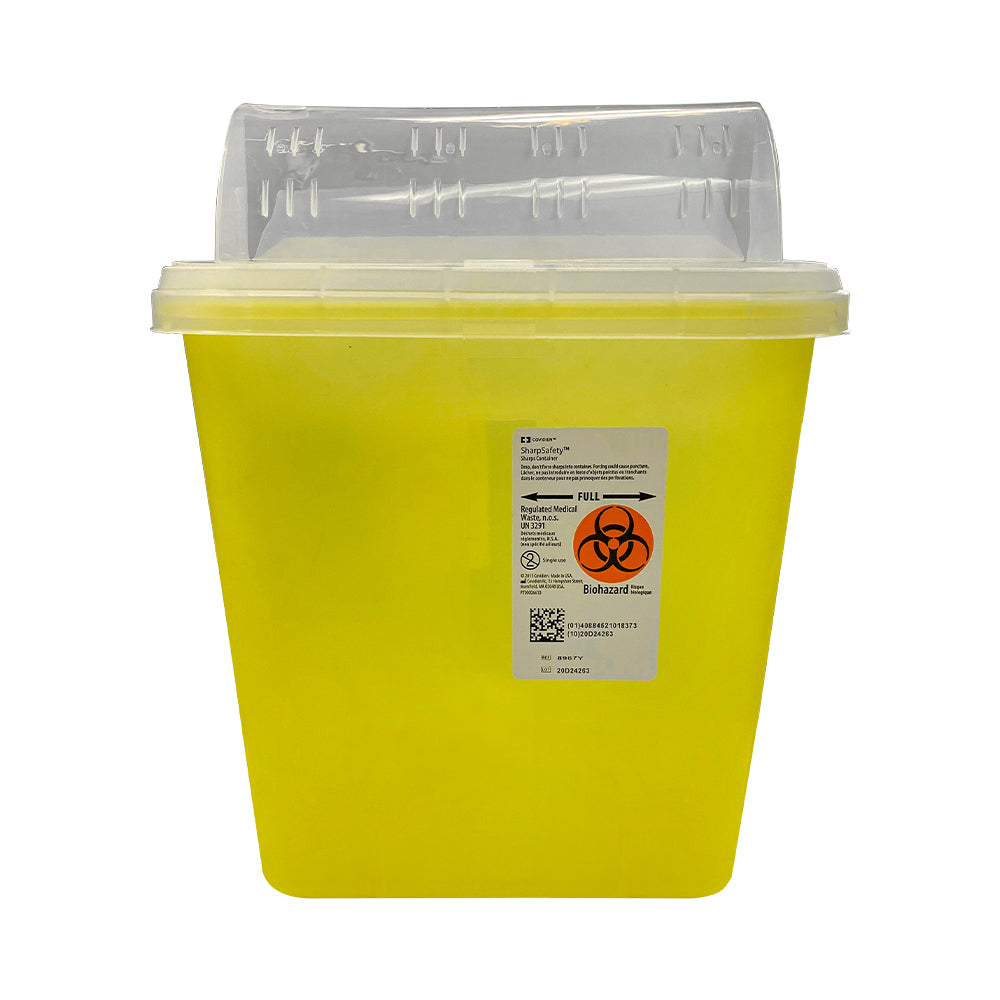 Conteneur pour objets tranchants Wasip - 7,61 L - Jaune (F3212560)