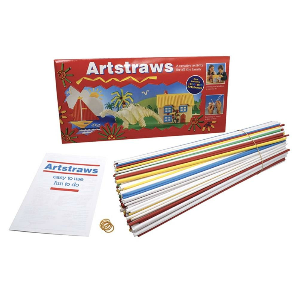 Tubes en papier Artstraws, couleurs et tailles assorties