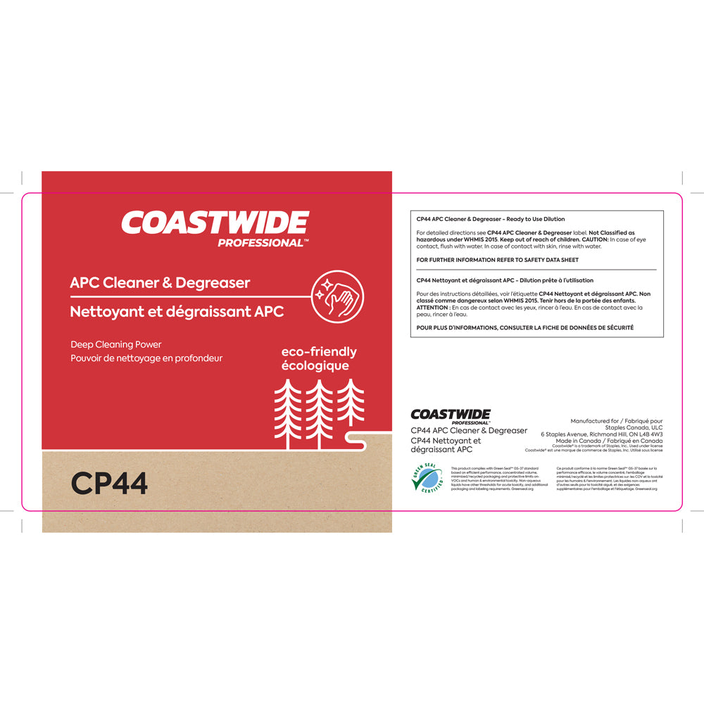 Coastwide Professional CP44 Apc Cleaner & Degreaser Secondary Label