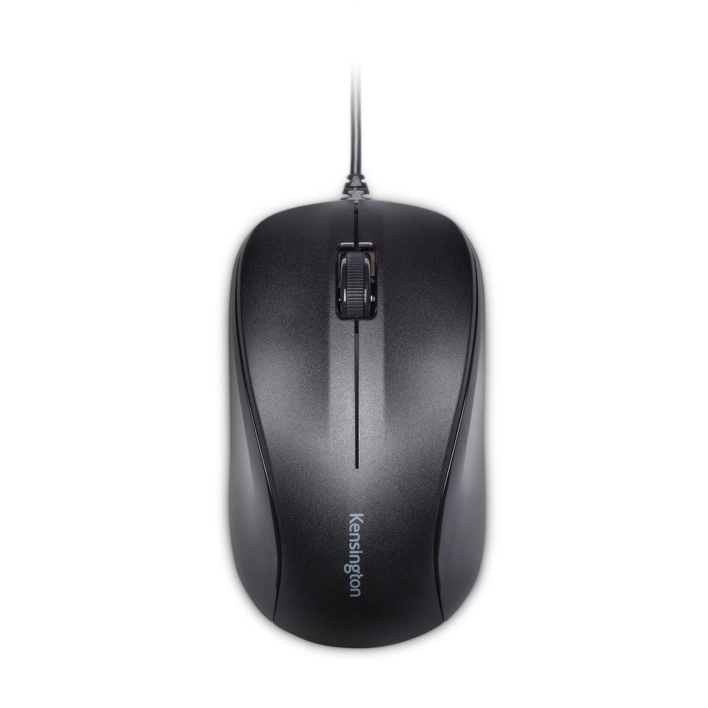Kensington Quiet Clicking Wired Valu Mouse - Black