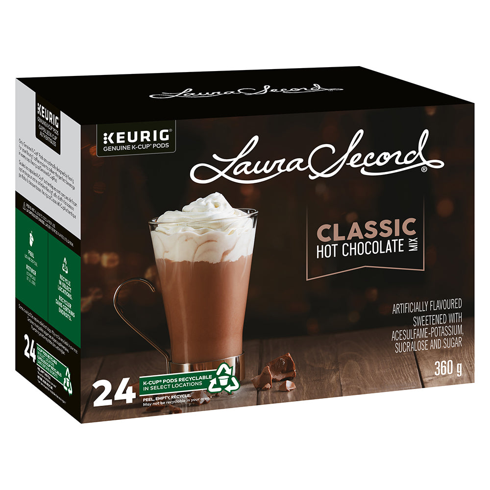 Laura Secord K-Cups - Hot Chocolate Mix - 24 Pack