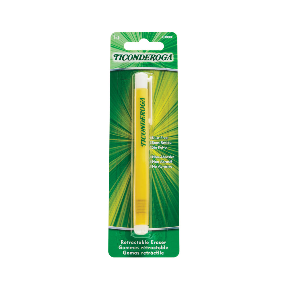 Ticonderoga Retractable Erasers - White