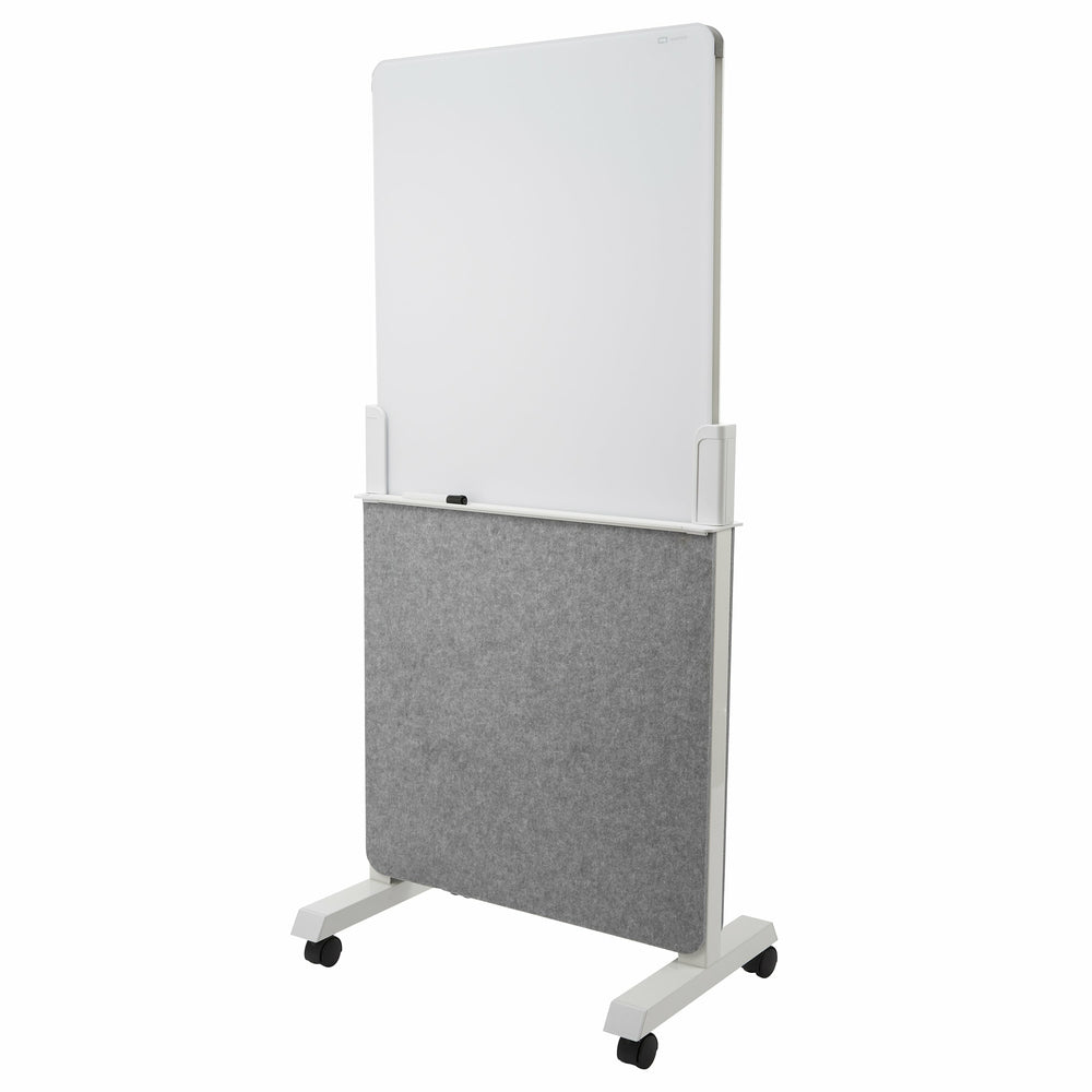 Quartet Agile Easel - 27.5" x 60.5" - White/Grey (Q293066W)