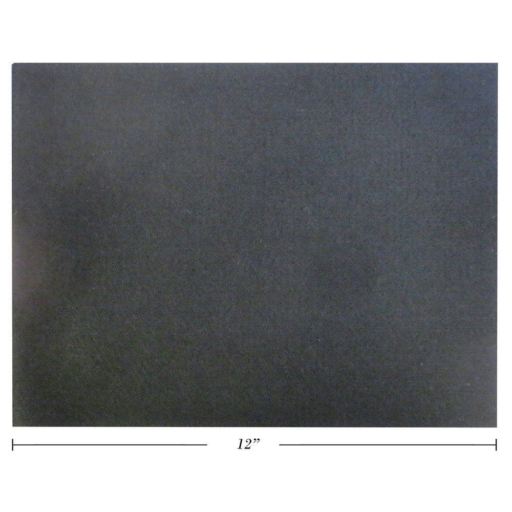 Feuilles de feutre Selectum - 23 cm de large x 30 cm de long - Noir - Paquet de 10