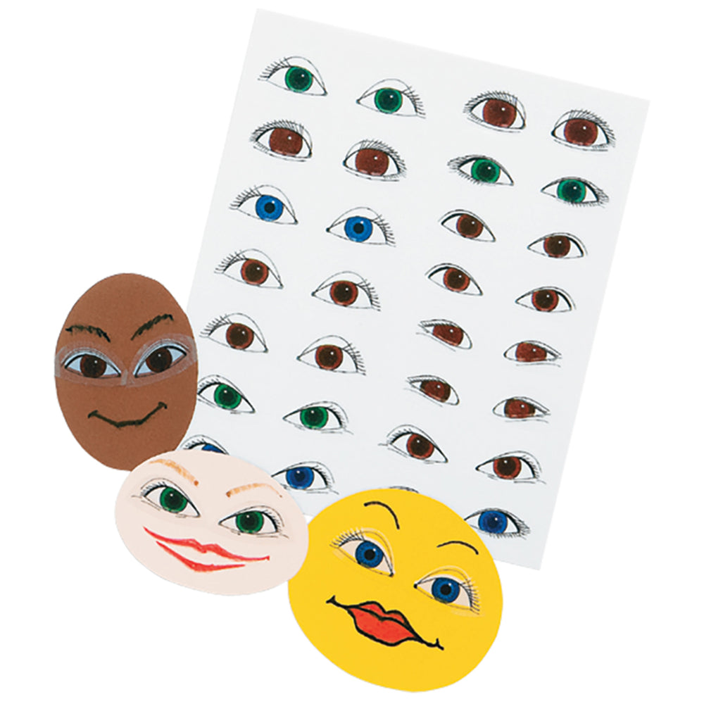 Autocollants Roylco pour globes oculaires, grands, 150/paquet