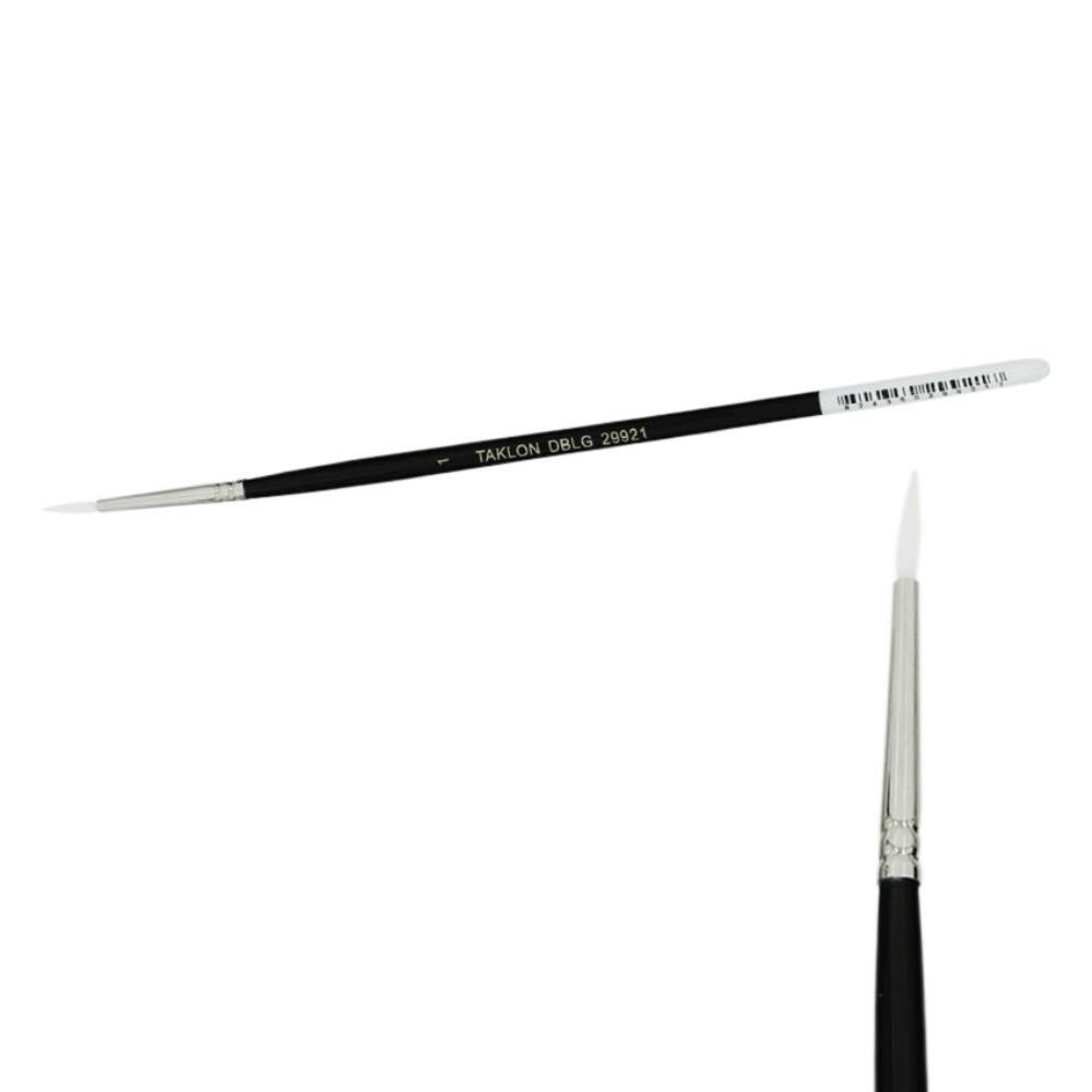 Pinceau rond en taklon - Taille 1 - Lot de 12