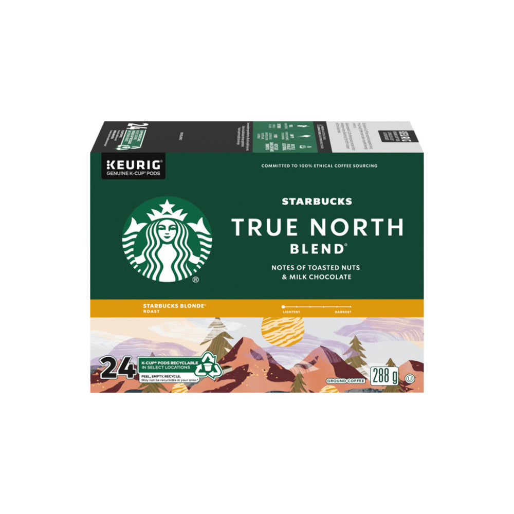 Capsules K-Cup de café Starbucks True North Blend - Paquet de 24