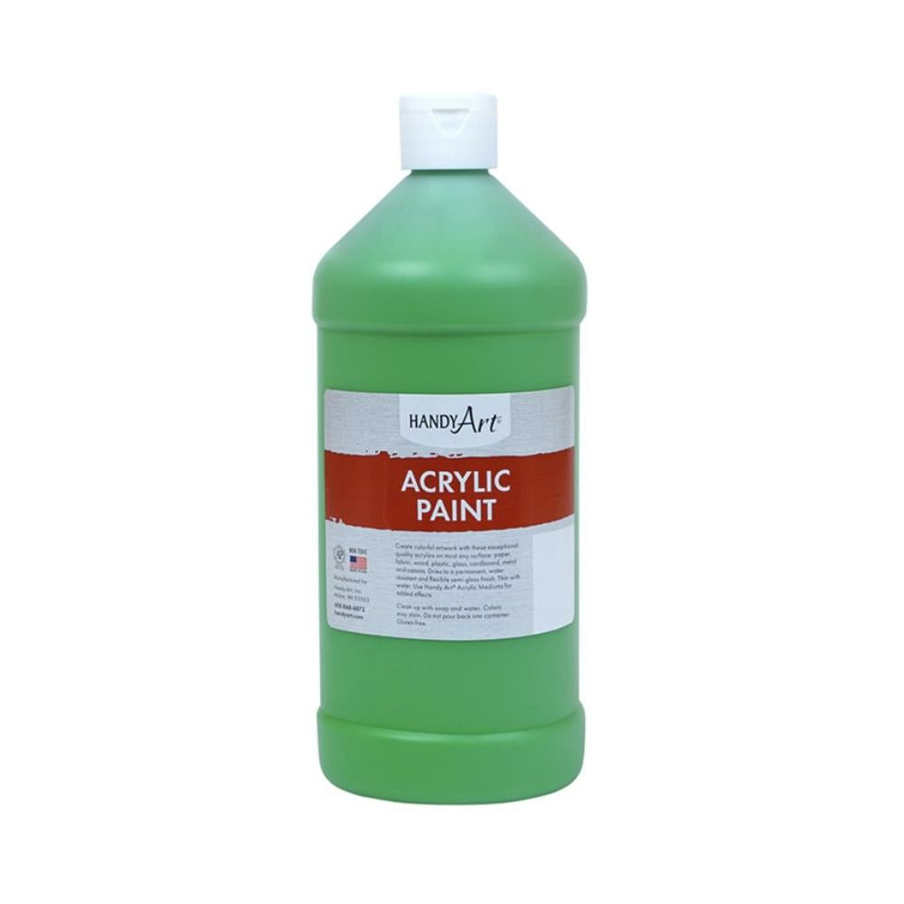 Handy Art Acrylic Paint, Light Green, 946ml