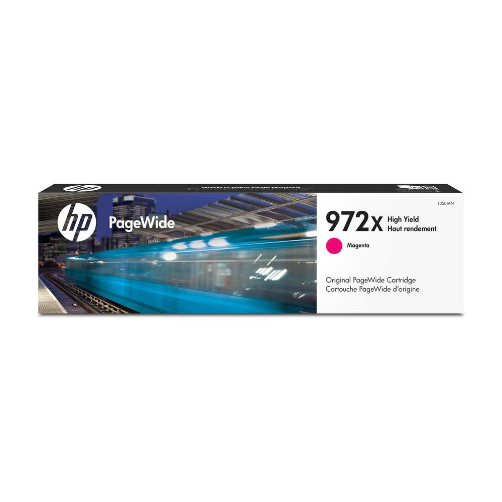 HP 972X Magenta High Yield Original PageWide Ink Cartridge (L0S01AN)