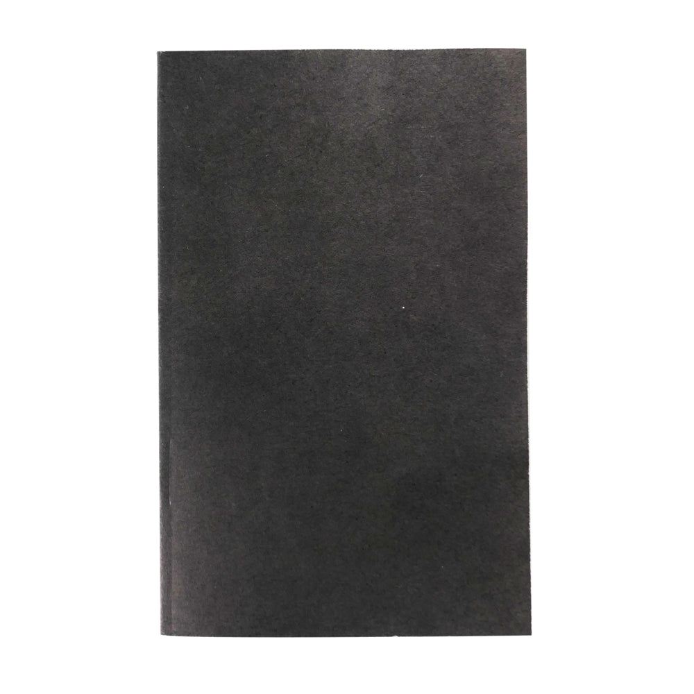 Carnets de notes cousus Hilroy - 5" x 3" - Noir - 28 feuilles