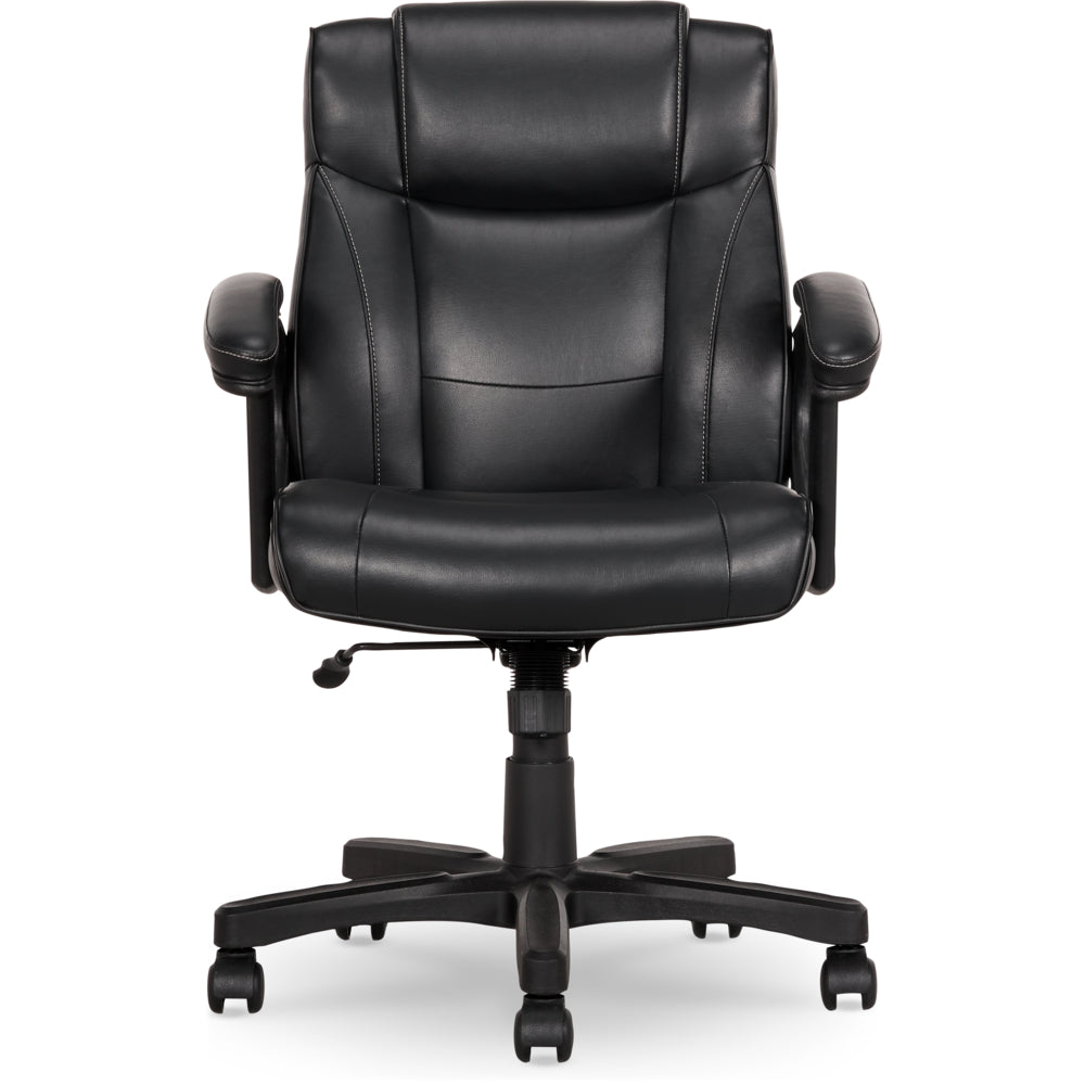 Staples Bonded Leather Task Chair - Black