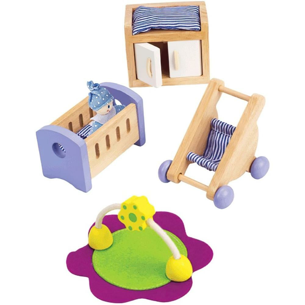 Meubles pour chambre de bébé Hape, maison de poupée, 8 pièces