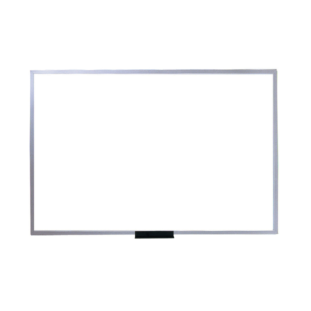 Tableau magnétique effaçable à sec Quartet Economy, cadre en aluminium, 72" x 48"