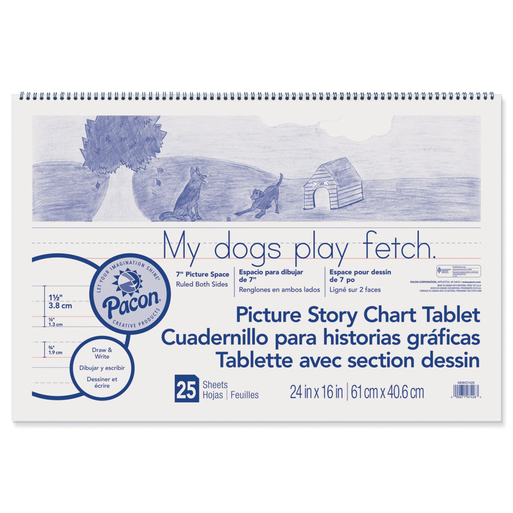 Tablette graphique d'histoire illustrée Pacon