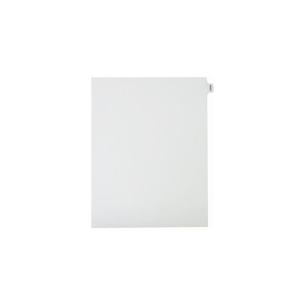 Onglets Sterling, « Index », blancs, format lettre, coupe 1/15e, paquet de 25