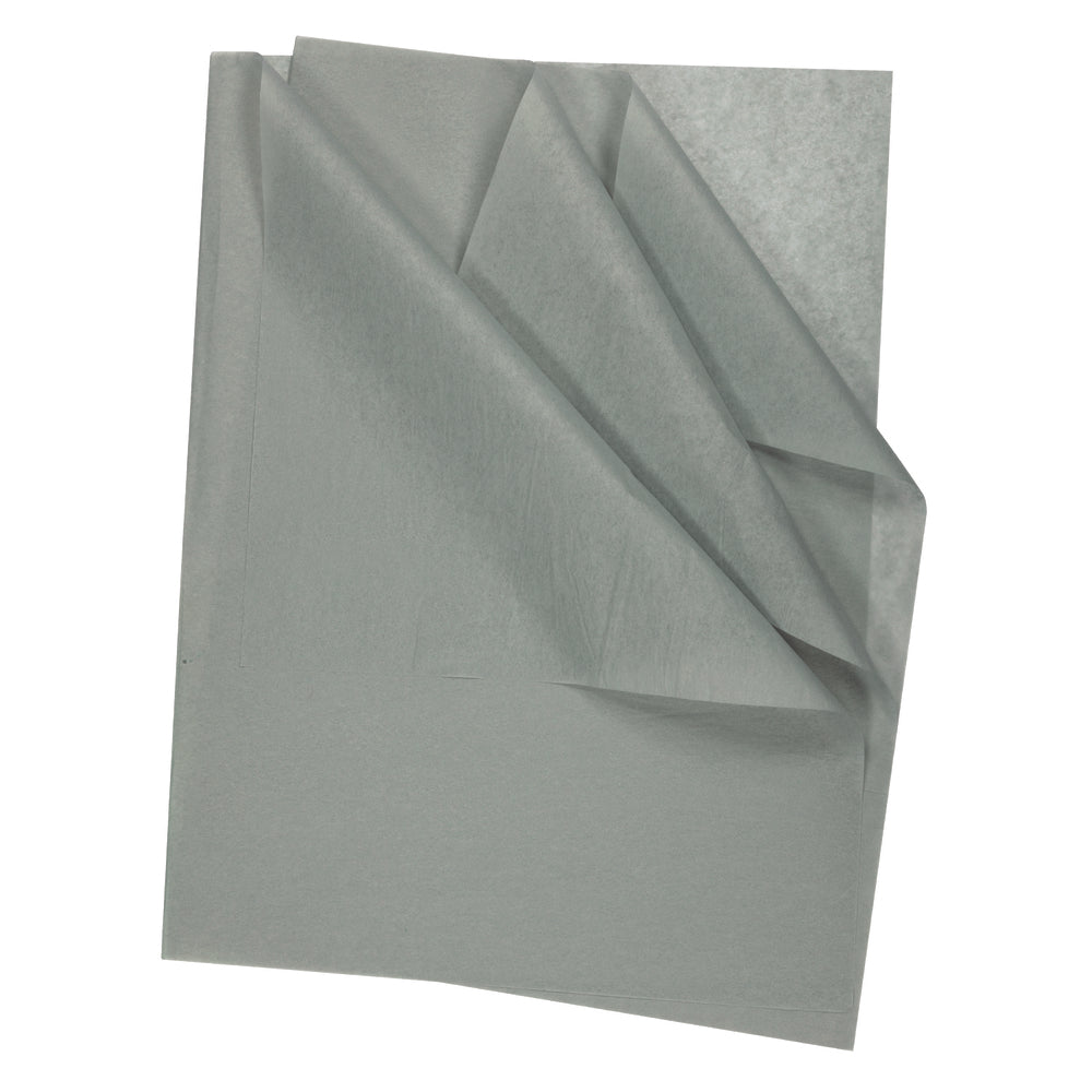 Papier de soie North American Paper Inc. – 20" x 30" – Gris – 24 feuilles