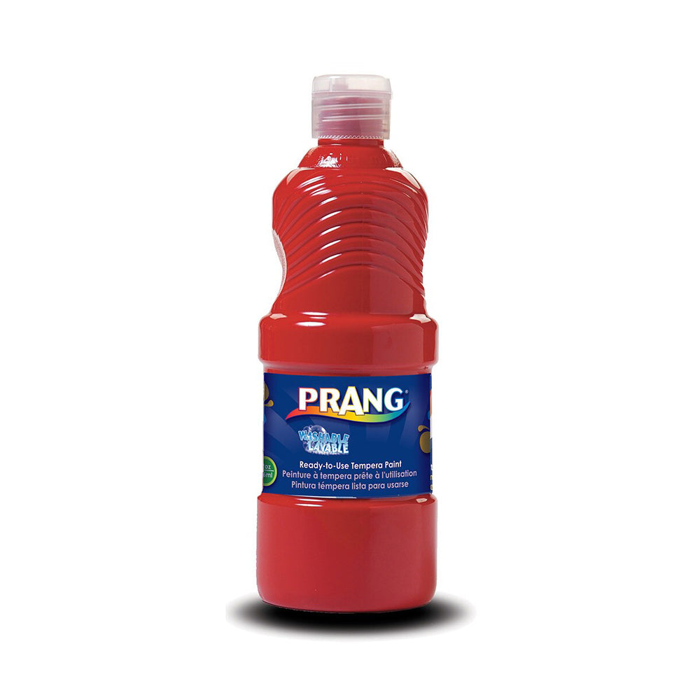 Peinture à la détrempe lavable Prang - 940 g - Rouge