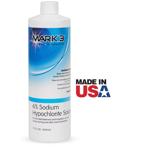 Solution d'hypochlorite de sodium MARK3 6 % 17oz. Bouteille