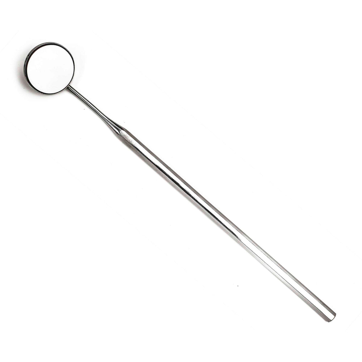 Dental Mirror and Handle, Slim Silver