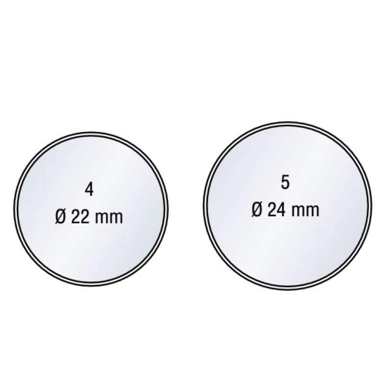 Front Surface (Rhodium) Mouth Mirror #4 - Simple Stem (12 Pieces) - D2D HealthCo.