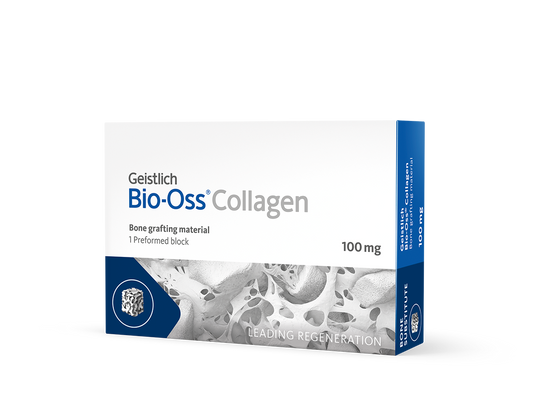 Geistlich Bio-Oss® Collagen 100mg (approx. 5.0 mm x 5.0 mm x 7.0 mm), 1 Vial/Bx