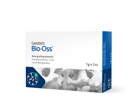 Geistlich Bio-Oss® 0.25-1mm, 1g=2cc, 1 Vial/Bx