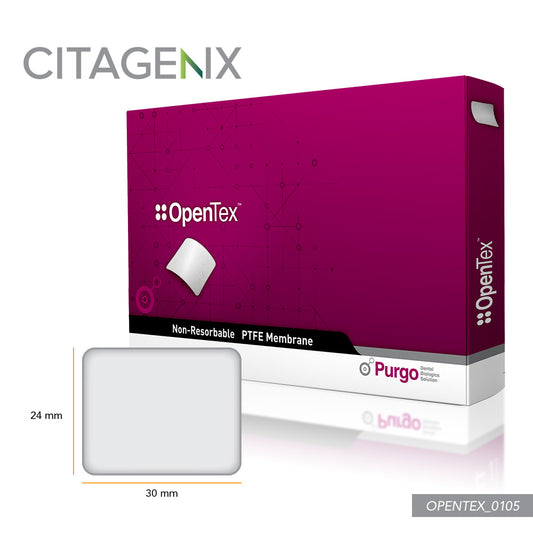 OpenTex 24x30mm PTFE Non-resorbable membrane, 5 membranes/Box OPENTEX_0105