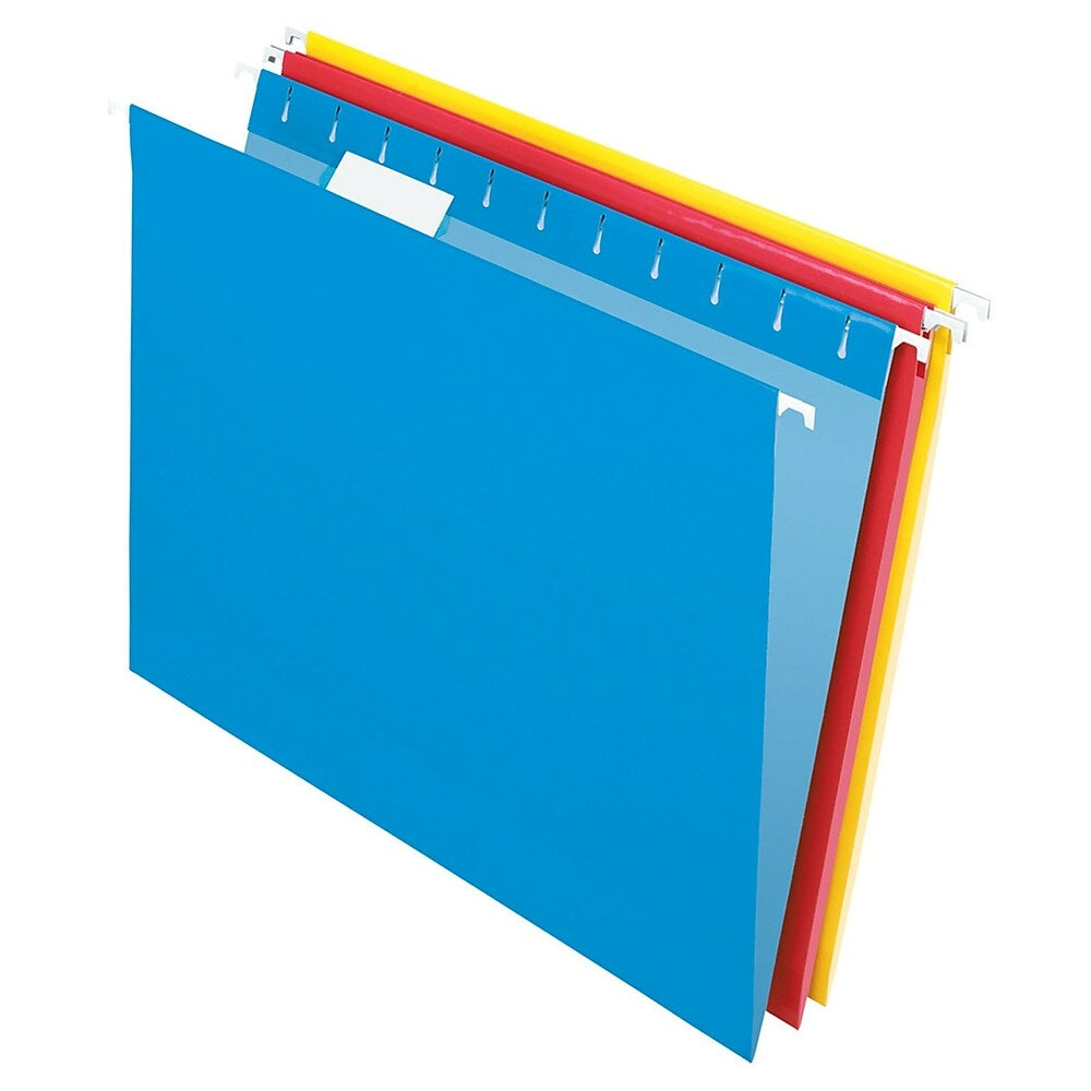 Assortiment de dossiers suspendus Staples - Format lettre - Paquet de 10