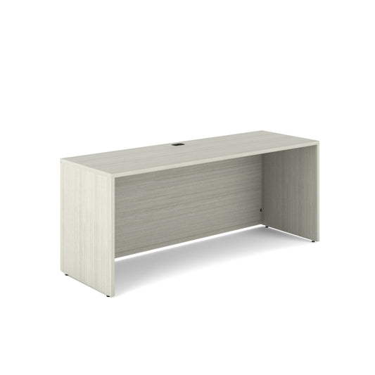Bureau à emporter Newland - 72" x 24" - Chocolat blanc