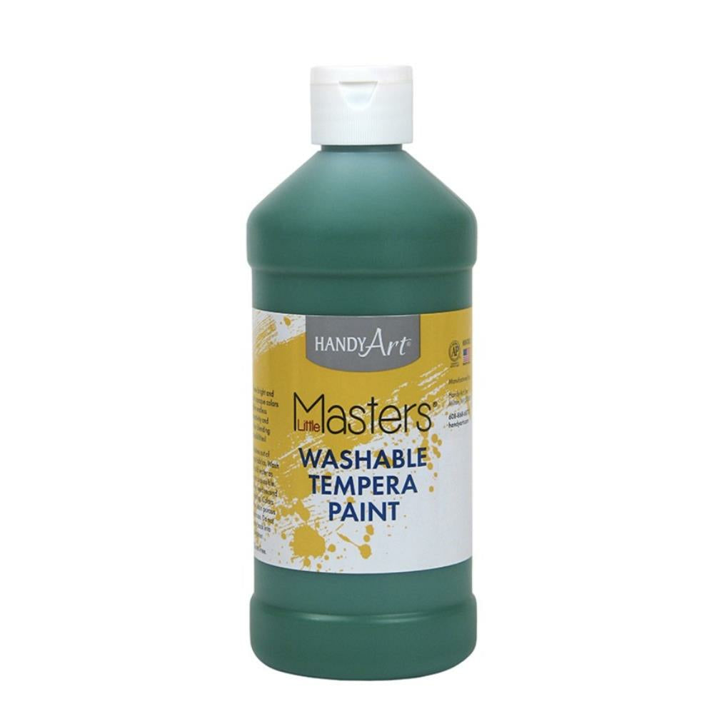 Peinture à la détrempe lavable Little Masters - 473 ml - Vert