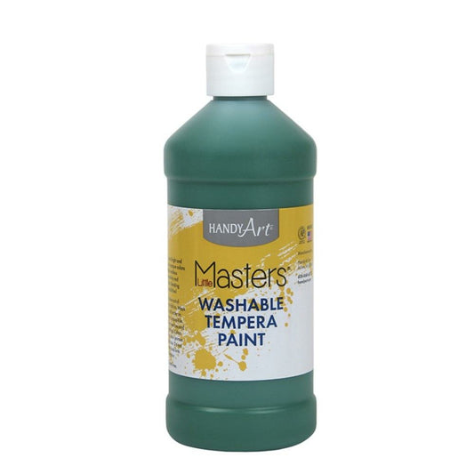 Little Masters Washable Tempera Paint - 473 ML- Green