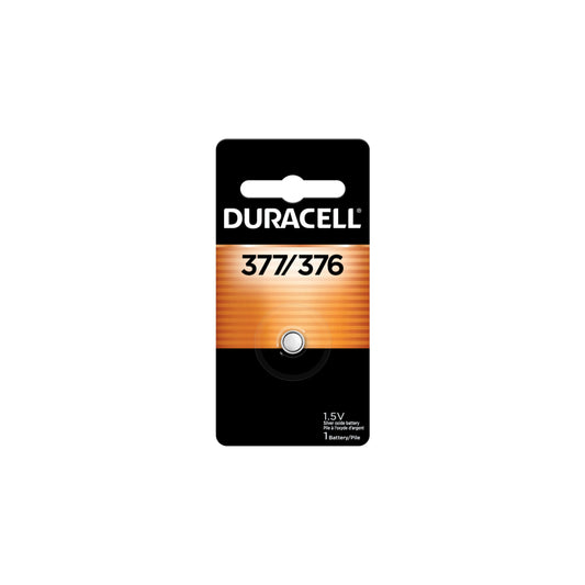 Pile bouton à l'oxyde d'argent Duracell 376/377
