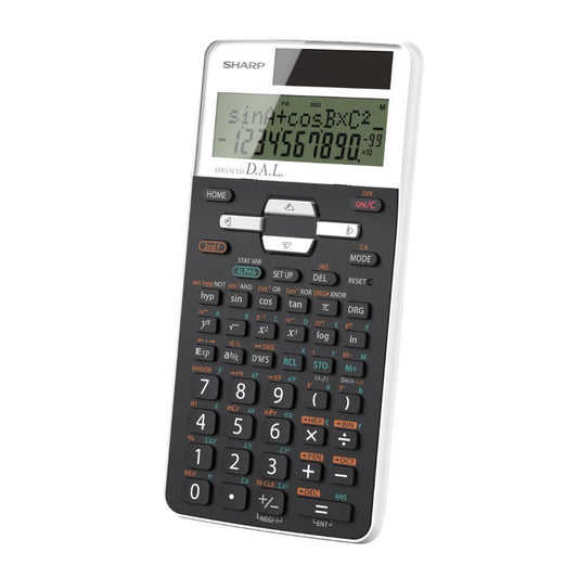Sharp EL531XTWH 273 Function 10-Digit Scientific Calculator - White