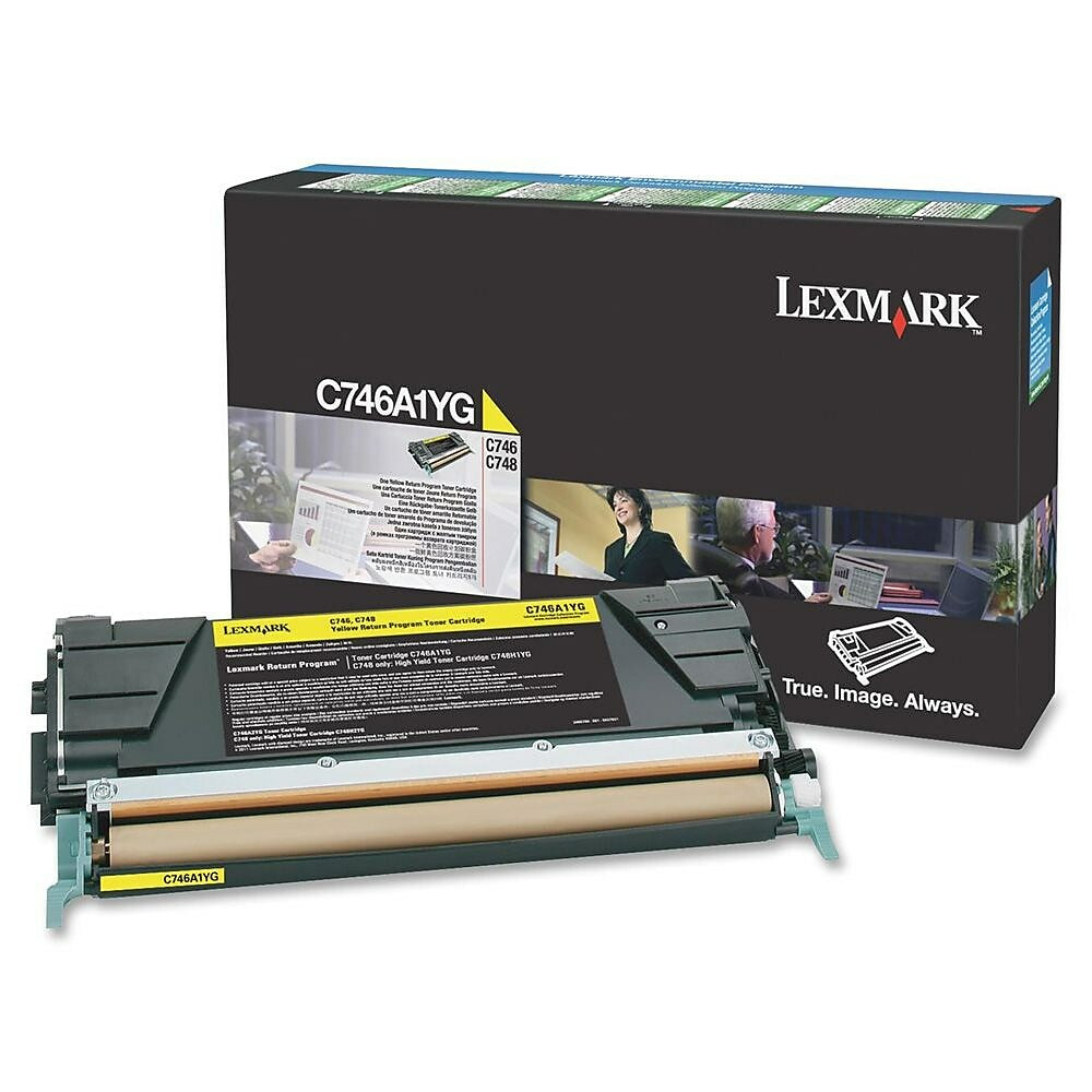 Lexmark C746A1YG C746 - C748 Yellow Return Program Toner Cartridge