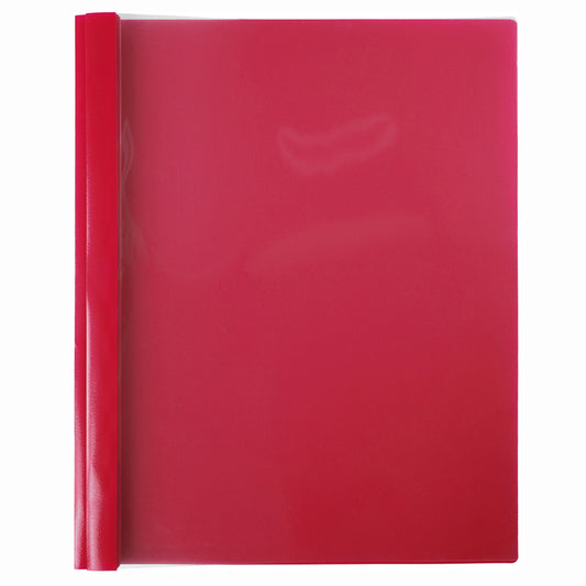 Couvertures de rapport transparentes Winnable - 11,5" x 9,5" - Rouge