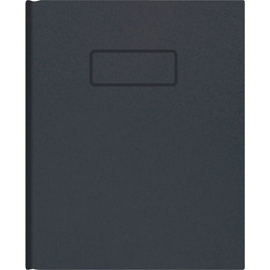 Carnet de notes à couverture rigide Blueline, quadrillé, 9-1/4" x 7-1/4", noir, 192 pages
