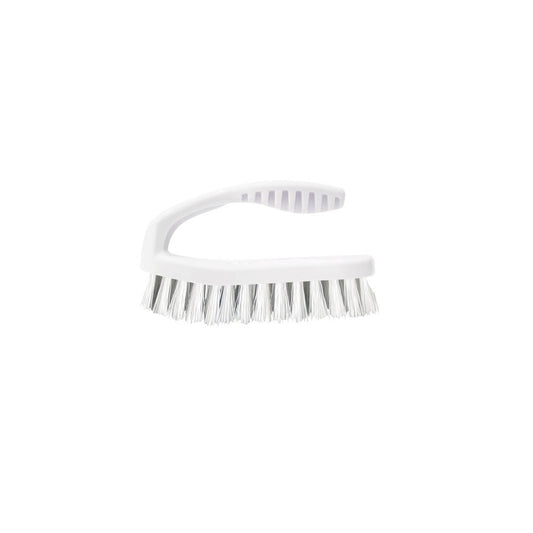 Vileda 6" Plastic Hand Brush, White