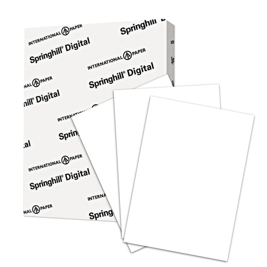 Index de couverture Spring Hill - 8,5" L x 14" H - 90 m - Blanc